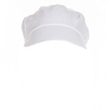 thumbnail of 10x Schildmütze aus Polycotton Weiss Einheitsgröße waschbar Schirmmütze Kochmütze Kochhut