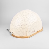 thumbnail of MR-1678-BR Panera de Mesa para Guardar Pan, Tapa Deslizante, Contenedor para Almacenamiento Pan y Bollería, Diseño Moderno, Beige