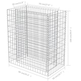 thumbnail of vidaXL Gabionen-Hochbeet Verzinkter Stahl 90×50×100 cm