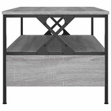 thumbnail of Table basse sonoma gris 100x51x45 cm bois d'ingénierie Modèle Atlas Office Pro Vintage