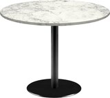 thumbnail of RestooTab - Tisch Rome XL Ø120cm Dekor Marmor bianca luna