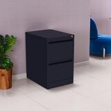 thumbnail of m-office Archivador Metálico Negro de Oficina con 2 Cajones y Cerradura para Carpetas A4 y Folios, Mueble Cajonera de 62 x 46 x 72 cm (1 und)