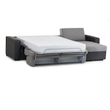 thumbnail of Dmora Divano Letto Alicya, Divano ad angolo, 100% Made in Italy, conPenisola contenitore reversibile, Cm 280x95h90, Grigio e Antracite