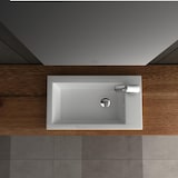 thumbnail of Alpenberger Keramik Waschbecken Wandmontage oder Aufsatz Sanitärkeramik I Waschtisch weiß