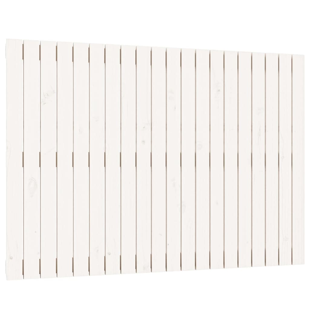 Décoshop26 - Tête de lit accessoire couchage chambre à coucher meuble murale style palette 127,5 x 3 x 90 cm bois massif blanc TDL0202728