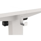 thumbnail of SIGMA Bureau, spaanplaat, 1200 x 600 mm, twee tafelbladen, handmatig in hoogte verstelbaar, wit