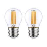 thumbnail of Pack 2 Bombillas LED Filamento Esféricas E27 4W Equi.40W 470lm 2700K 25000H 7hSevenOn Premium