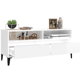 thumbnail of vidaXL TV-Schrank Hochglanz-Weiß 100x34,5x44,5 cm Holzwerkstoff