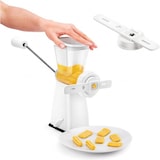 thumbnail of Fleischwolf mit Saugfuß 4 Einsätze Wurstfüller Spritzgebäckaufsatz Zerkleinerer