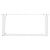 thumbnail of Helloshop26 - Set aus 2 U-förmigen Couchtischbeinen 60 x 30 cm modernes und stabiles Design mit Nivellierfüßen weißer Stahl 02_0057034