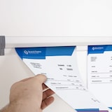thumbnail of Danieli - Barra Porta Comande per Ristoranti in Alluminio da 120 cm - Barra Ferma Fogli con 2 Nastri di Biadesivo e Viti di Fissaggio