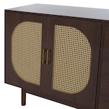 thumbnail of Décoshop26 -Modernes Sideboard im Chic-Stil mit 3 Schubladen und 2 Türen 80 x 120 x 40 cm aus Polyrattan und dunkelbraun 04_0008703