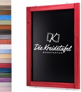 thumbnail of Kreidetafel mit Holzrahmen / Schwedenrot 60x150cm