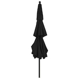 thumbnail of vidaXL Sonnenschirm mit Aluminium-Mast 3-lagig Schwarz 3,5 m