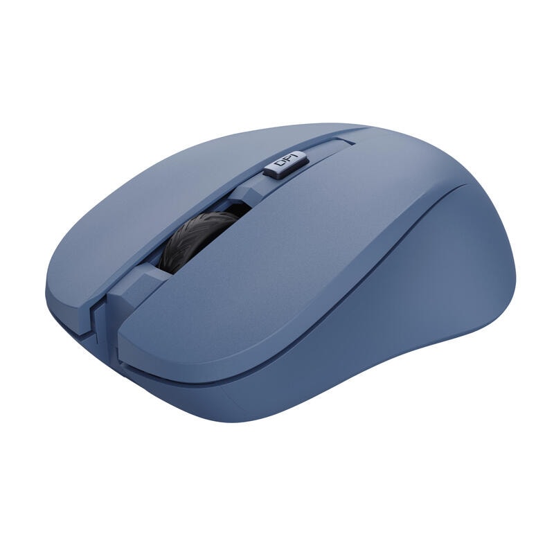 Raton Inalambrico Trust Mydo Silent Wireless Hasta 1800 Dpi Azul