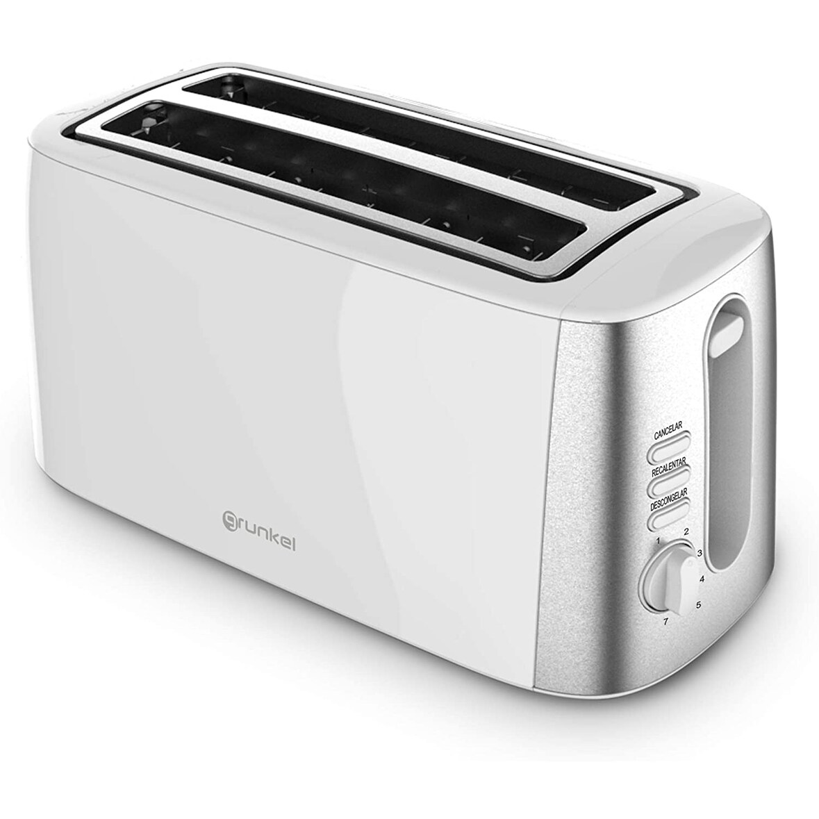 TOSTADOR 2 RANURAS EXTRA GRANDES DETALLES INOX