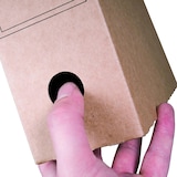 thumbnail of 25x Archiv-Ablagebox 315x65x233mm wiederverschließbar braun