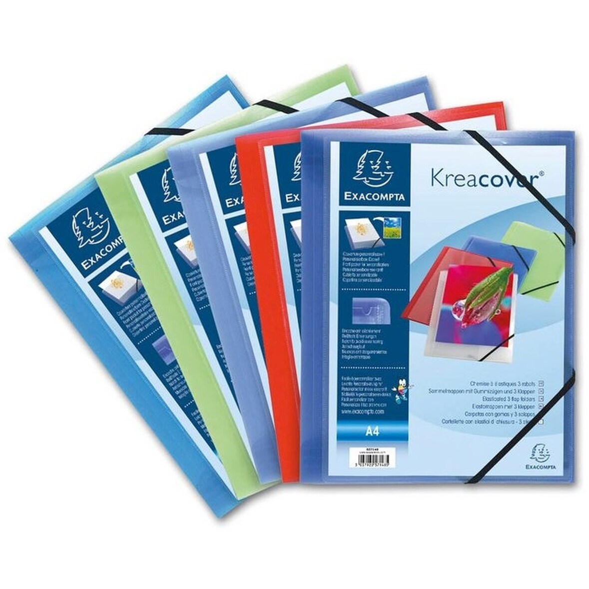 Exacompta Sammelmappe A4 PP Kreacover sort