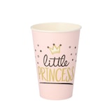 thumbnail of PAPSTAR 140 Trinkbecher, Pappe 0,2 l Ø 7 cm · 9,7 cm "Little Princess" (37175, 14x10 Stück)