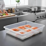 thumbnail of Pack 3 bandejas 4,2L para descongelar alimentos - Rejilla anti-goteo Sin BPA's (35 x 23 x 7,5cm) - Restaurantes, cocinas, hostelería, catering