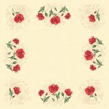 thumbnail of Duni Dunisilk®-Mitteldecke 84 x 84 cm Monique, 100 Stk/Krt (5 x 20 Stk)