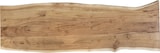 thumbnail of Sitzbank Baumkante 120 cm natur massiv Akazie silber