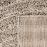 thumbnail of Carpetsale24 Teppich Läufer 80x250 cm Beige Hochflor Skandi Boho Design Hoch-Tief Effekt Weicher Flauschig Pflegeleicht für Schlafzimmer, Flur