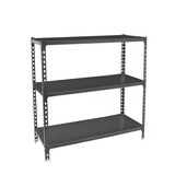 thumbnail of Simonclick schraubenloses Metallregal 3 Böden. Farbe ANTHRAZIT/ANTHRAZIT 900x800x500 mm