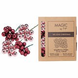 thumbnail of 144 Glaskugeln am Draht 2,5cm Weihnachtskugeln Spiegelbeeren zum Basteln Beere