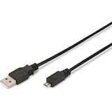 thumbnail of ASSMANN USB 2.0 Kabel Typ A-mikro B 3.0m USB 2.0 sw.
