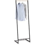 thumbnail of Perchero minimalista de metal y madera – 50 × 40 × 160 cm – Negro