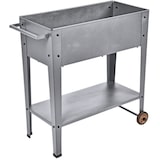 thumbnail of Metall-Hochbeet mit Rollen, Kräuterbeet, Gemüsebeet : verzinkt