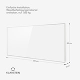 thumbnail of Wonderwall Smart Infrarotheizung 60x120cm App 720W Wochentimer IP24 Weiß