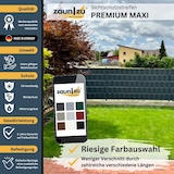 thumbnail of zaun|zu® Sichtschutzstreifen Premium Maxi für Doppelstabmatten 24cm hoch Steingrau 2,05m