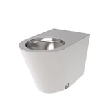 thumbnail of Edelstahl-WC Global-Aqua SN1050 für öffentliche Bereiche (ohne Sitz) – Vandalismussicher | Bodenmontage