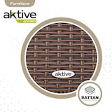 thumbnail of Conjunto de móveis de jardim de mesa e cadeiras de vime Aktive