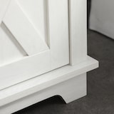 thumbnail of kleankin mueble para debajo del lavabo de madera armario de baño de suelo mueble bajo lavabo de pie con 2 puertas y estante 60x30x60 cm blanco