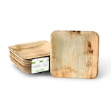 thumbnail of greenbox - Palmblatt Teller "Palmware®" 15 x 15 cm, quadratisch, 25 St.