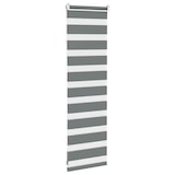 thumbnail of vidaXL Doppelrollo Dunkelgrau 40x100 cm Stoffbreite 35,9 cm Polyester
