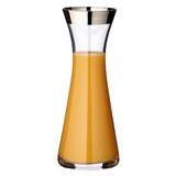 thumbnail of Karaffe Hendrik (0,8 Liter), mundgeblasenes Kristallglas, Platinrand