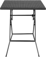 thumbnail of Bolero Quadratischer Klapptisch Schwarz 620mm