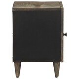 thumbnail of Tables chevet 2 pcs gris clair 40x33x46 cm bois manguier solide - Modèle Affinité Bois