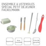 thumbnail of Ensemble de 6 ustensiles spécial petit déjeuner Fackelmann