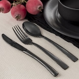 thumbnail of Comas juego de cubiertos Hidraulic, Satin Black, 24 Piezas, Acero inoxidable 18% nickel free, 3mm, 6 Personas