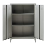 thumbnail of Helloshop26 - Armadietto da ufficio in metallo con 2 ante 110 x 75 x 33 cm grigio scuro 03_0009180