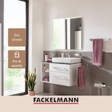 thumbnail of Porte serviette mural vertical gris chrome 49,5 x 5 x 7 cm Fackelmann Mare