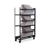 thumbnail of Keeve ohne armlehene Transportwagen für bis zu 60 Sitzschalen ohne armlehne, 53,5x120,5x195cm (BxTxH), T92010