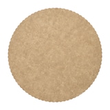 thumbnail of 100 Tortenunterlagen, Pappe "pure" rund Ø 28 cm braun mit gezacktem Rand