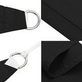 thumbnail of vidaXL Sonnensegel Oxford-Gewebe Dreieckig 3x4x4 m Schwarz