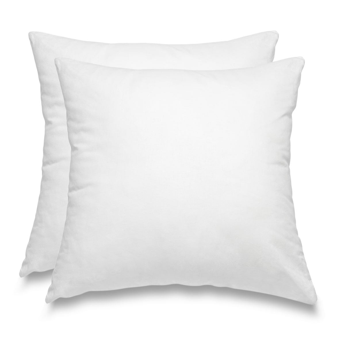 premium-line 2er Set Feder- & Daunenkissen 85% Federn 15% Daunen 45x45 - 500 g Füllkissen Bezug Baumwolle weiß / Innenkissen / Füllkissen / Kissenfü